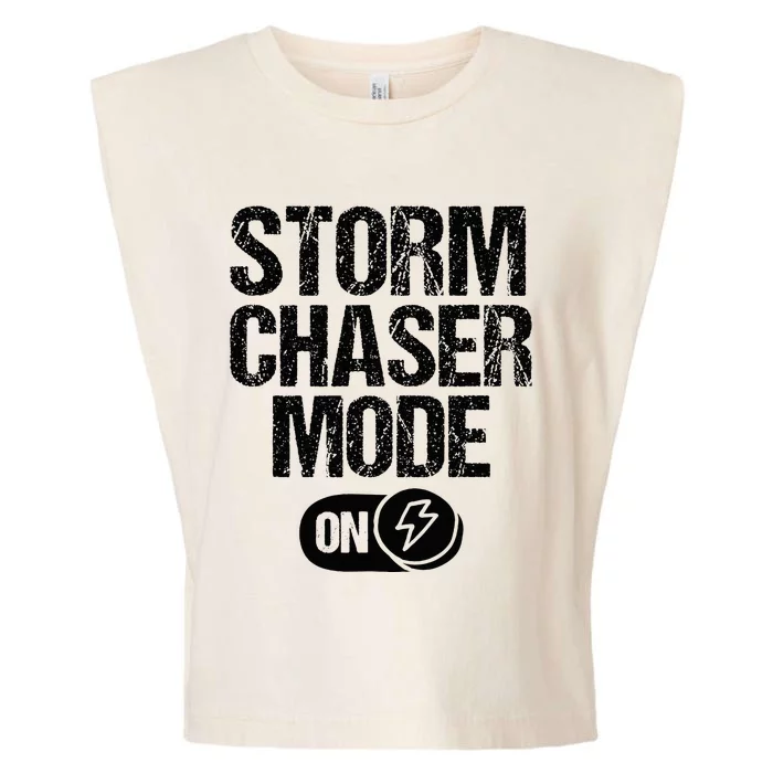 Storm Chaser Meteorologist Storm Chasing Garment-Dyed Women's Muscle Tee