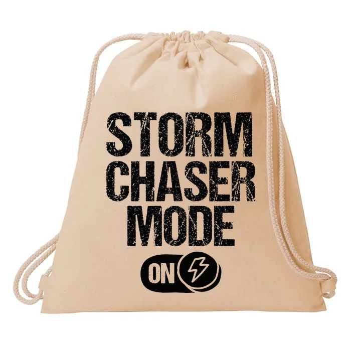 Storm Chaser Meteorologist Storm Chasing Drawstring Bag