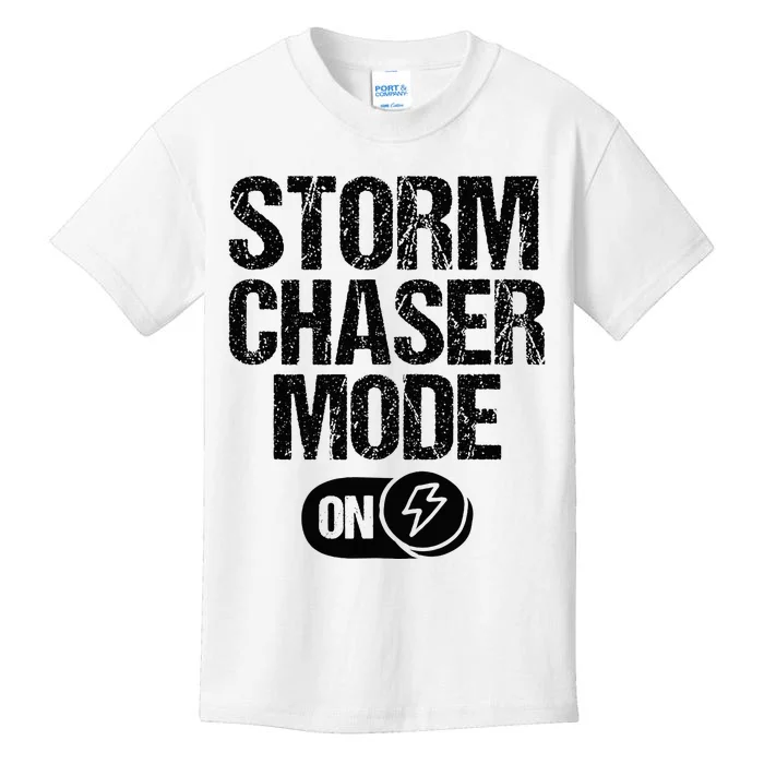 Storm Chaser Meteorologist Storm Chasing Kids T-Shirt