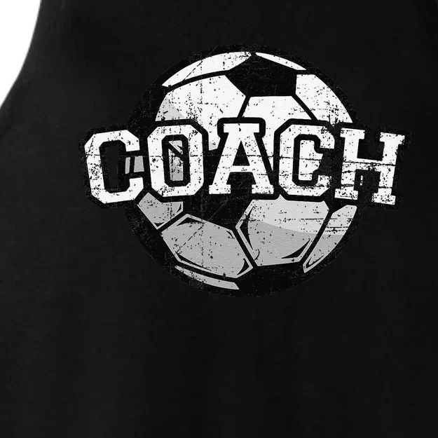 Soccer Coach Mom Soccer Coach Dad Soccer Coach Ladies Tri-Blend Wicking Tank