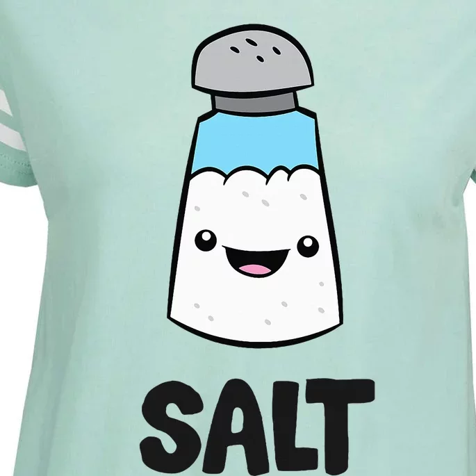 Salt Costume Matching Pepper And Salt Couple Enza Ladies Jersey Football T-Shirt