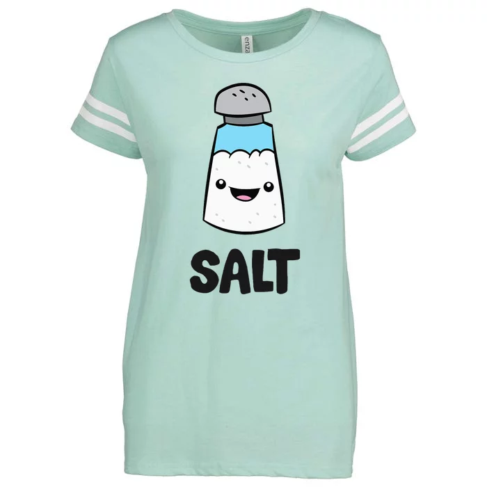 Salt Costume Matching Pepper And Salt Couple Enza Ladies Jersey Football T-Shirt