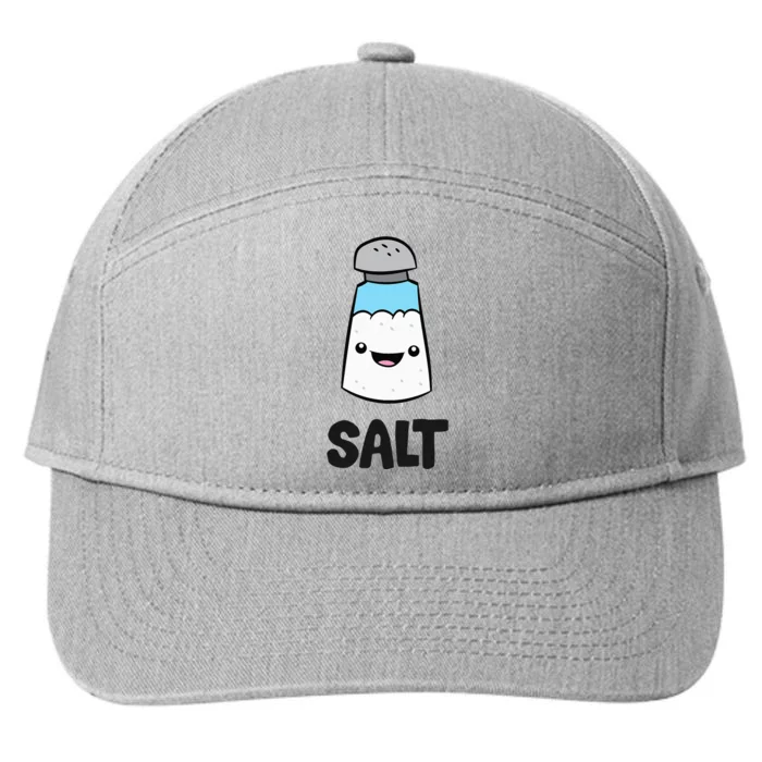 Salt Costume Matching Pepper And Salt Couple 7-Panel Snapback Hat