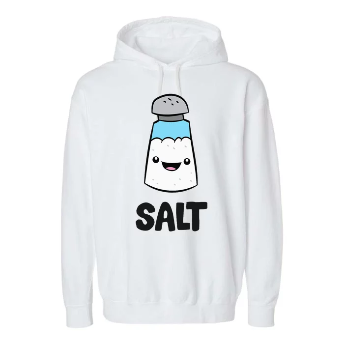 Salt Costume Matching Pepper And Salt Couple Garment-Dyed Fleece Hoodie