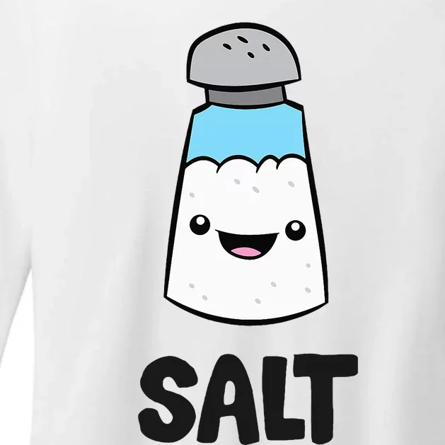 Salt Costume Matching Pepper And Salt Couple Womens CVC Long Sleeve Shirt