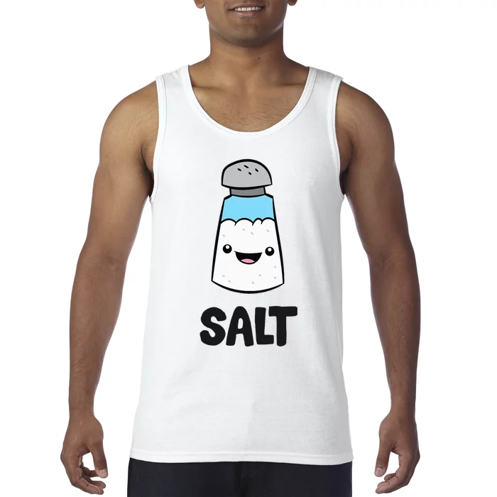 Salt Costume Matching Pepper And Salt Couple Tank Top