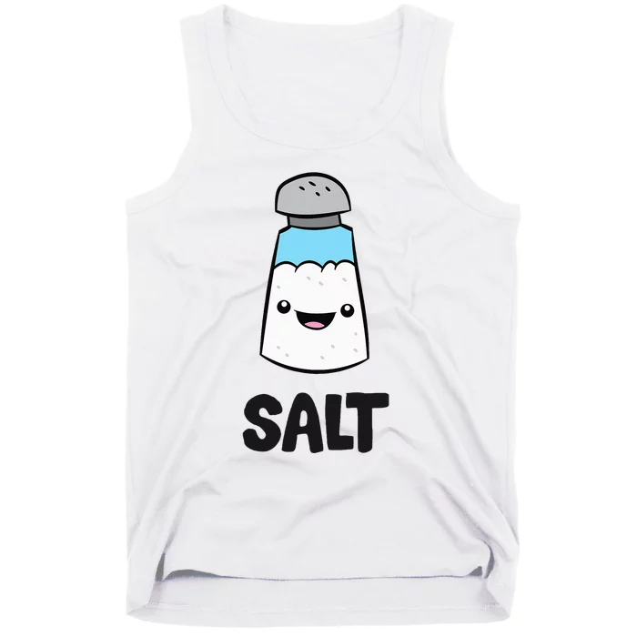 Salt Costume Matching Pepper And Salt Couple Tank Top