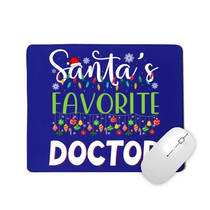 Santa Claus Merry Christmas SantaS Favorite Doctor Great Gift Mousepad