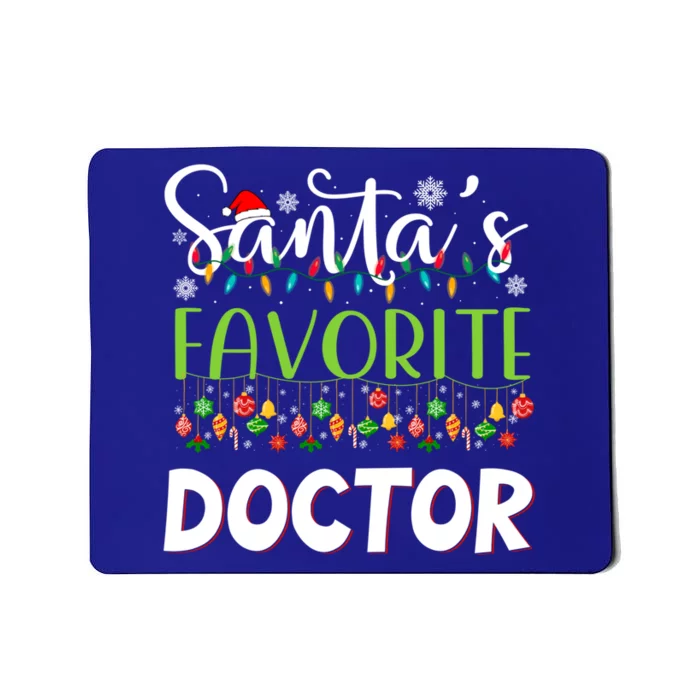 Santa Claus Merry Christmas SantaS Favorite Doctor Great Gift Mousepad