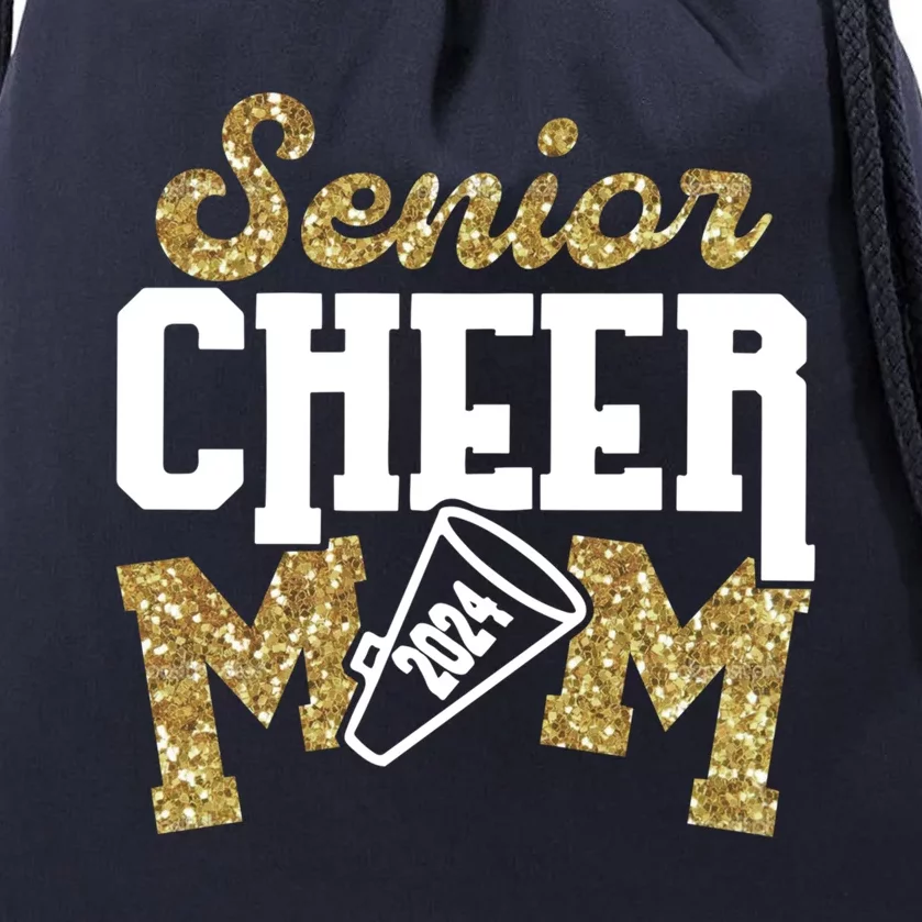 Senior Cheer Mom 2024 Class Of 2024 Cool Gift Drawstring Bag