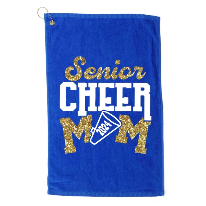 Senior Cheer Mom 2024 Class Of 2024 Cool Gift Platinum Collection Golf Towel