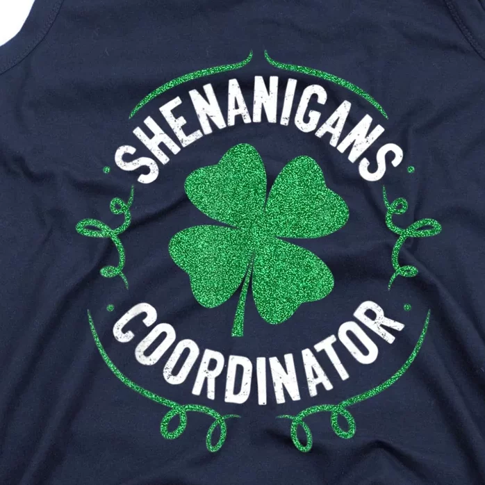 Shenanigans Coordinator Matching Teacher St Patrick's Day Tank Top