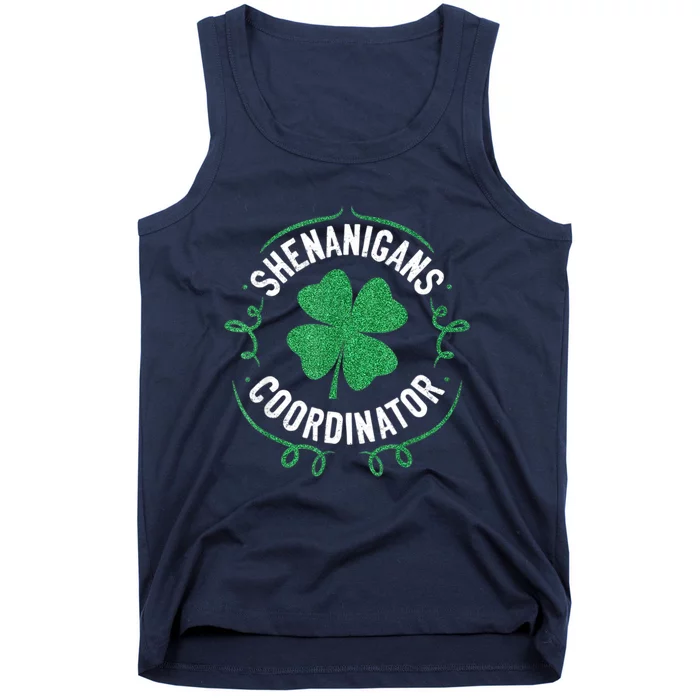 Shenanigans Coordinator Matching Teacher St Patrick's Day Tank Top