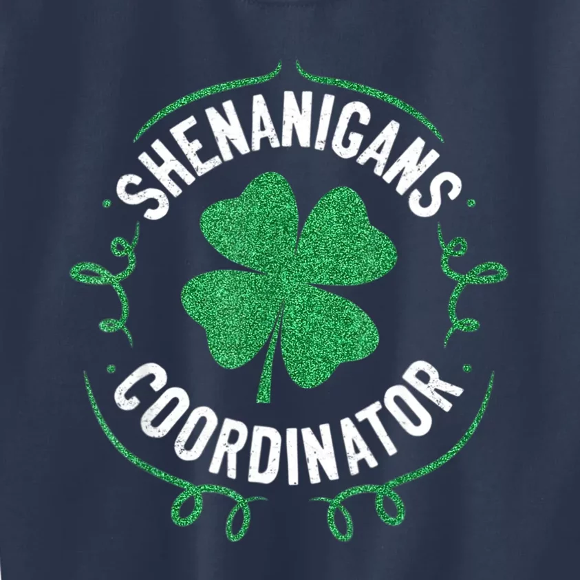 Shenanigans Coordinator Matching Teacher St Patrick's Day Kids Sweatshirt