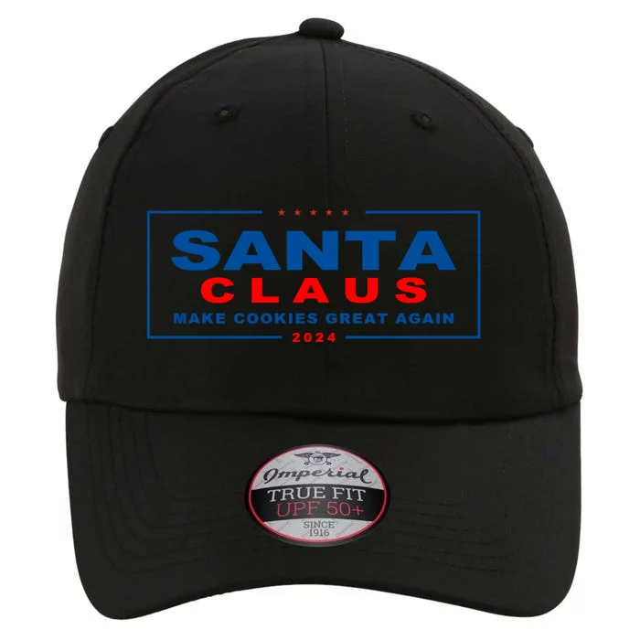 Santa Claus Make Cookies Great Again Funny Trump Lover Xmas Gift The Original Performance Cap