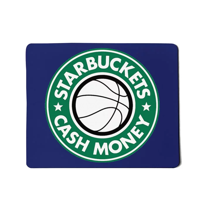 Starbuckets Cash Money Basketball Mousepad