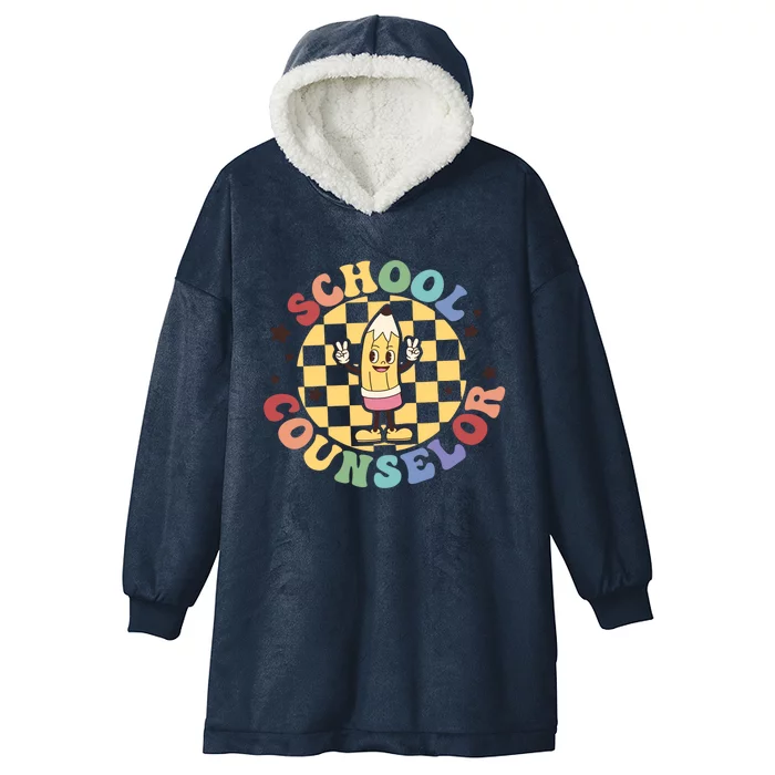 School Counselor Mug School Counselor Funny Pencil Counselor Mental Heath Hooded Wearable Blanket