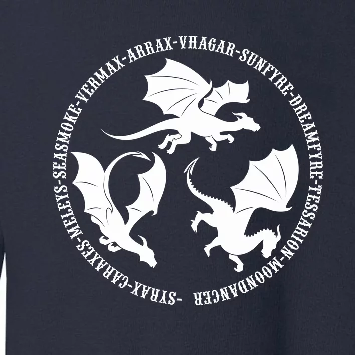 Syrax Caraxes Meleys Seasmoke House Targaryen Dragon Toddler Sweatshirt