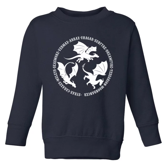 Syrax Caraxes Meleys Seasmoke House Targaryen Dragon Toddler Sweatshirt