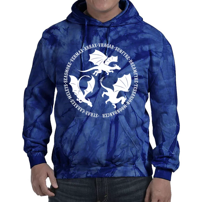 Syrax Caraxes Meleys Seasmoke House Targaryen Dragon Tie Dye Hoodie