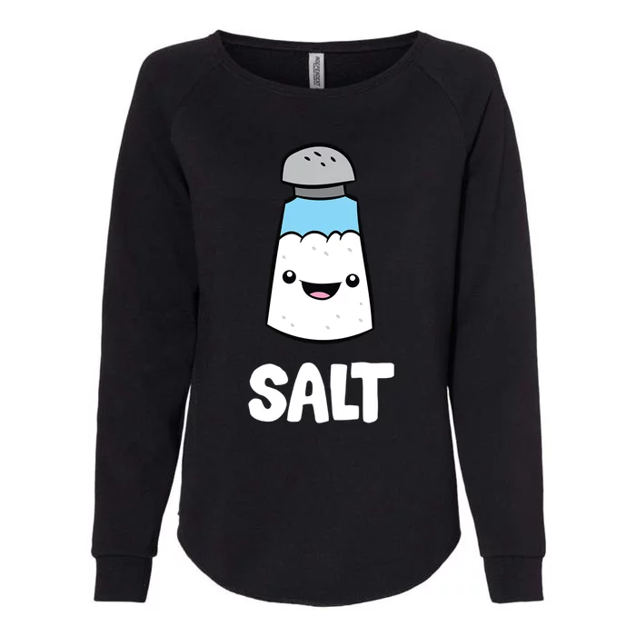 Salt Costume Matching Pepper And Salt Couple Cool Gift Womens California Wash Sweatshirt