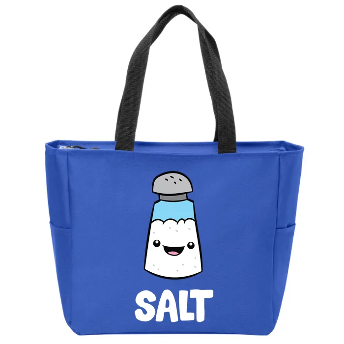 Salt Costume Matching Pepper And Salt Couple Cool Gift Zip Tote Bag