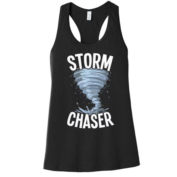 Storm Chaser Meteorologists Meteorology Women's Racerback Tank