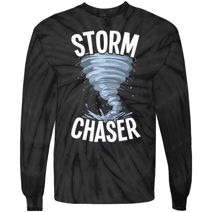 Storm Chaser Meteorologists Meteorology Tie-Dye Long Sleeve Shirt