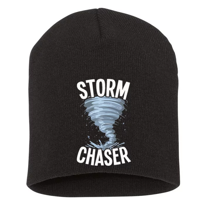 Storm Chaser Meteorologists Meteorology Short Acrylic Beanie