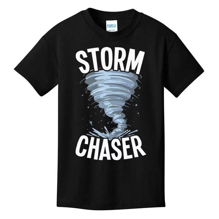 Storm Chaser Meteorologists Meteorology Kids T-Shirt