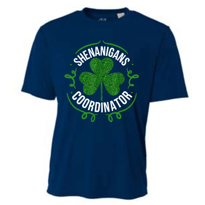 Shenanigans Coordinator Matching Teacher St Patrick's Day Cooling Performance Crew T-Shirt