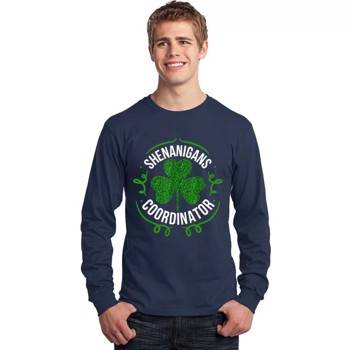 Shenanigans Coordinator Matching Teacher St Patrick's Day Tall Long Sleeve T-Shirt