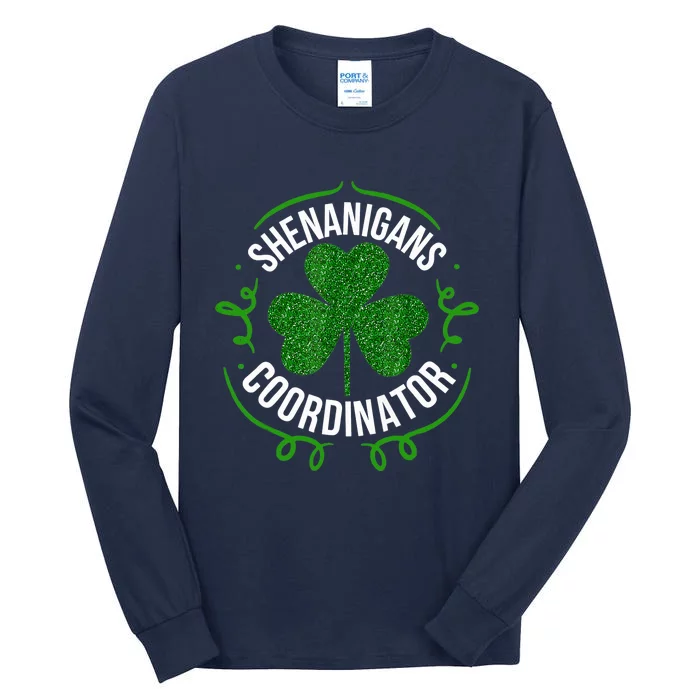 Shenanigans Coordinator Matching Teacher St Patrick's Day Tall Long Sleeve T-Shirt