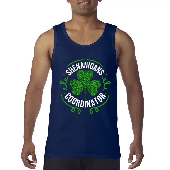 Shenanigans Coordinator Matching Teacher St Patrick's Day Tank Top