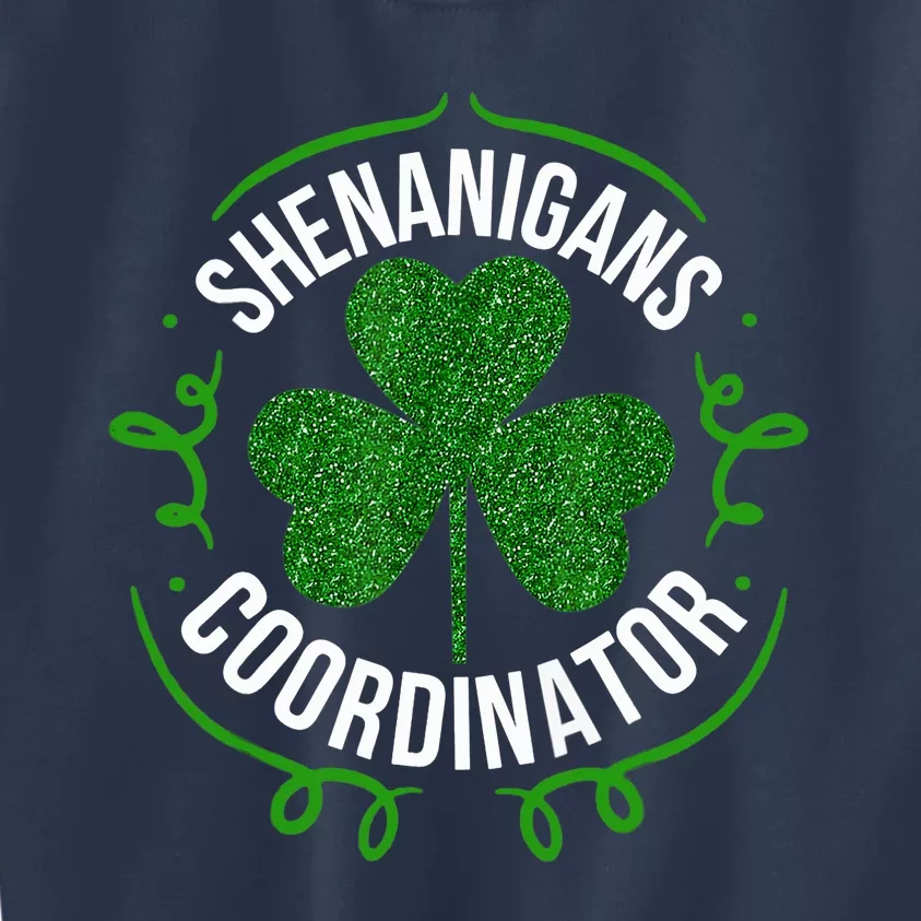 Shenanigans Coordinator Matching Teacher St Patrick's Day Kids Sweatshirt