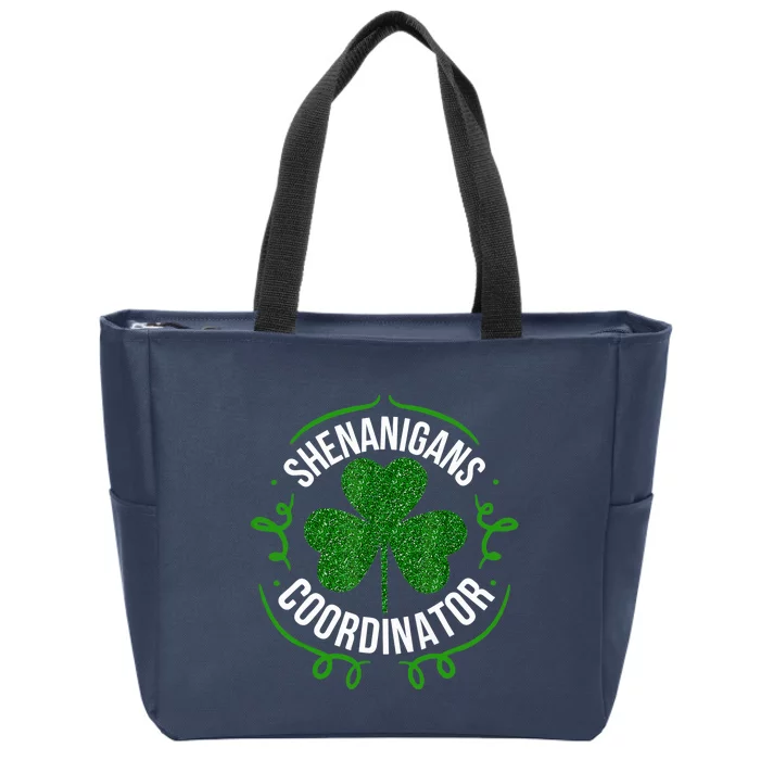 Shenanigans Coordinator Matching Teacher St Patrick's Day Zip Tote Bag