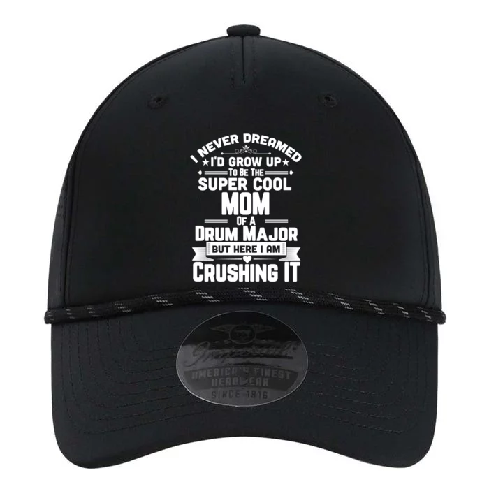 Super Cool Mom Of A Drum Major Funny Marching Band Gift Performance The Dyno Cap