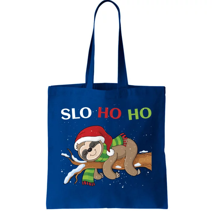 Sloth Christmas Merry Slothmas Slo Ho Ho Cool Gift Tote Bag