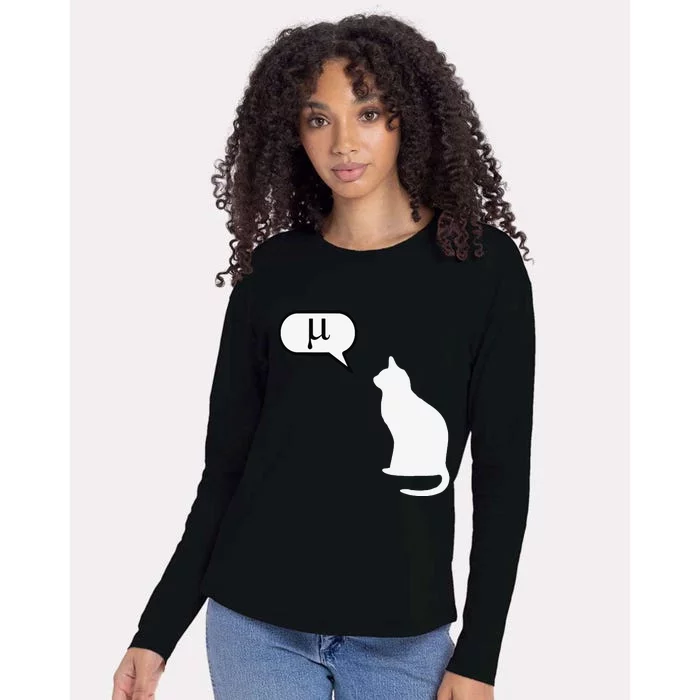 Science Cat Math Cat Statistics Cat Biology Cat Kitten Womens Cotton Relaxed Long Sleeve T-Shirt