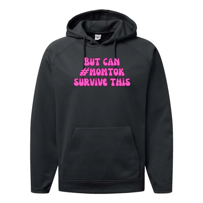 Slomw Can Momtok Survive This Performance Fleece Hoodie