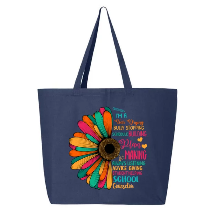 School Counselor National School Counseling Week Teacher Gift 25L Jumbo Tote