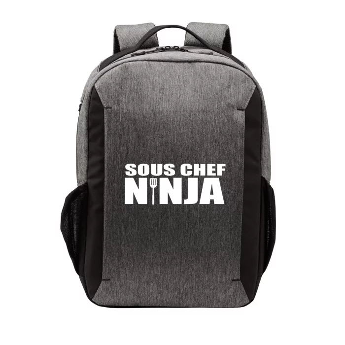 Sous Chef Ninja Funny Culinary Cook Gift Vector Backpack