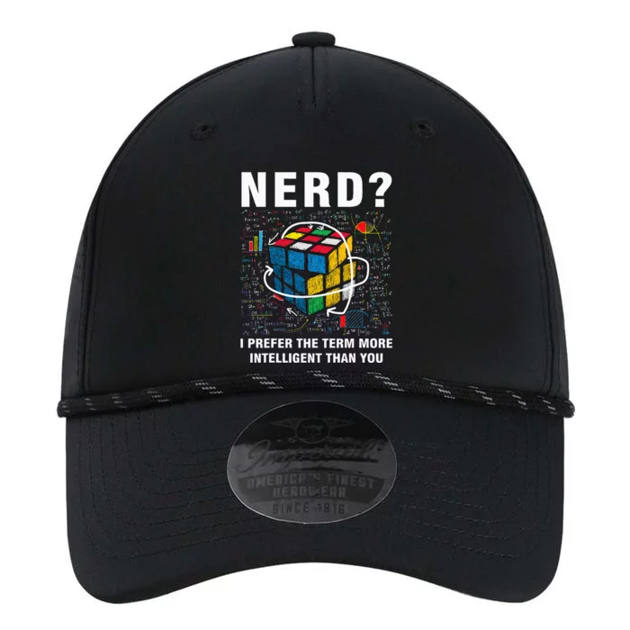 Speed Cubing Nerd Jokes Funny Speed Cubing Math Performance The Dyno Cap