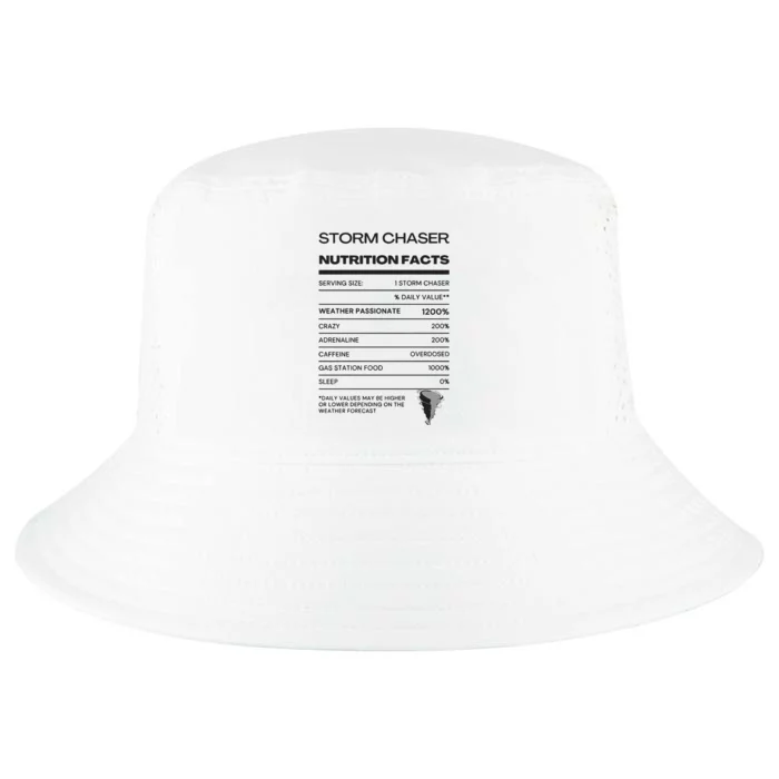 Storm Chaser Nutrition Facts Cool Comfort Performance Bucket Hat