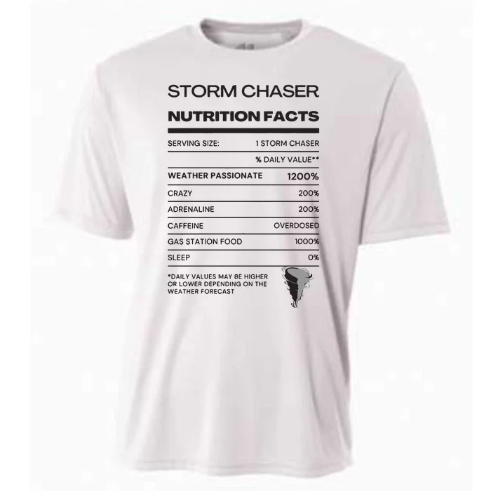 Storm Chaser Nutrition Facts Cooling Performance Crew T-Shirt