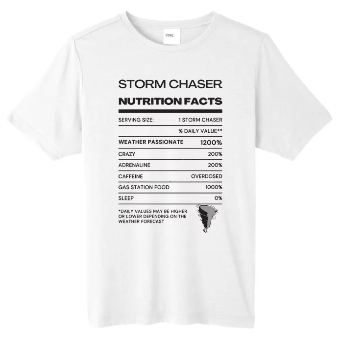 Storm Chaser Nutrition Facts ChromaSoft Performance T-Shirt