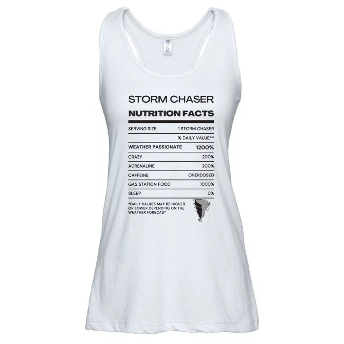 Storm Chaser Nutrition Facts Ladies Essential Flowy Tank