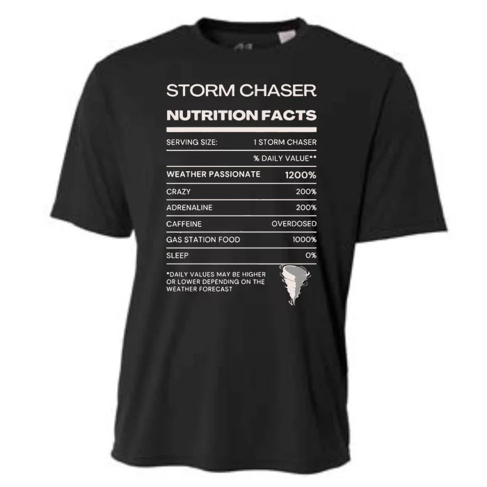 Storm Chaser Nutrition Facts Cooling Performance Crew T-Shirt