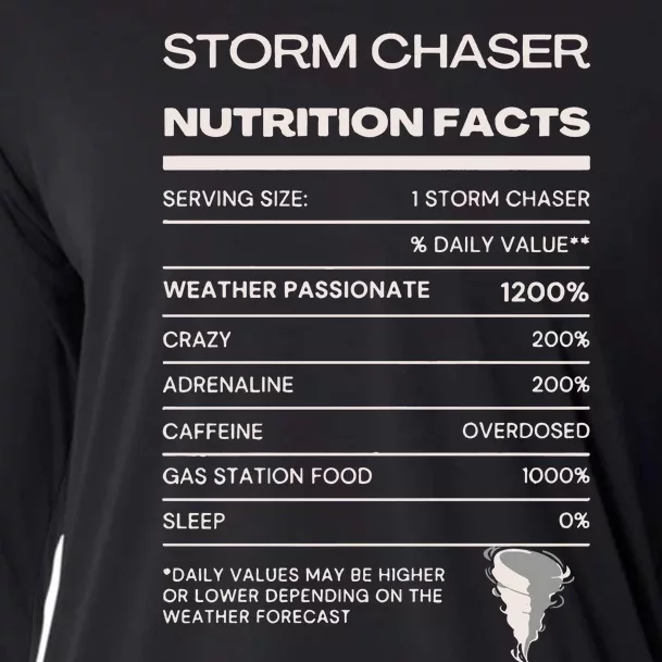 Storm Chaser Nutrition Facts Cooling Performance Long Sleeve Crew