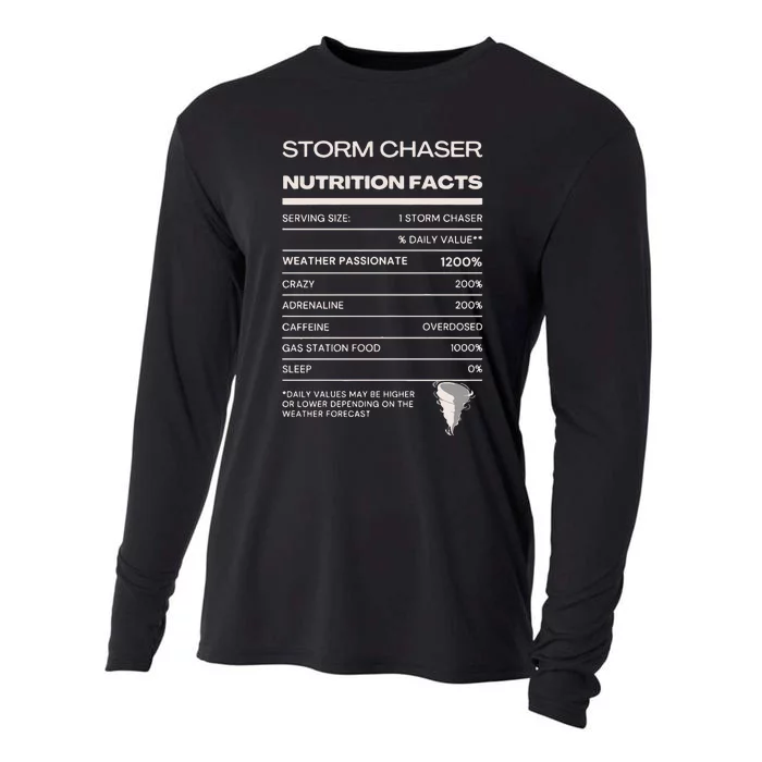 Storm Chaser Nutrition Facts Cooling Performance Long Sleeve Crew